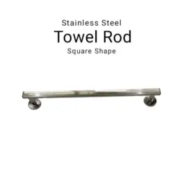Stainless Steel Towel Rod Towel Holder Wall Mounted Bathrom Towel Bar Hotel Style High Quality With Screws