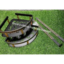 Antique Brass Bathroom Shelves 2 Layers Shower Corner Shelf Wall Mount Shampoo Storage Triangle Towel Shelf - original product