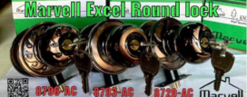 Excel Round Lock - Entrance & Bathroom