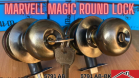 Magic Round Lock - Entrance & Bathroom Knob