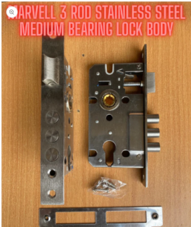 3 Rod Stainless Steel Medium Bearing Lock Body