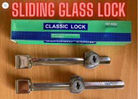 Sliding Cabinet Glass Lock
