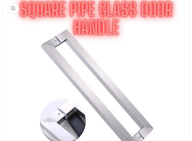 Square Pipe Glass Door Handle