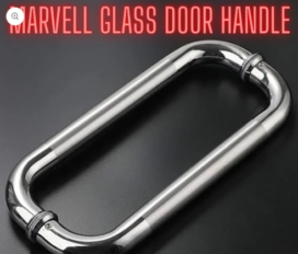 ‘U’ Shaped Glass Door Handle