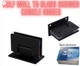 KOLF Stainless Steel Wall To Glass Shower Cubicle Hinge