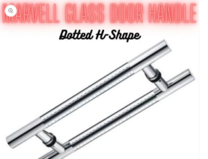 ‘H-Dotted’ Glass Door Handle
