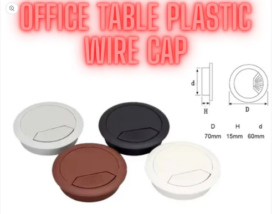 Plastic 60mm Office Table Wire Cap
