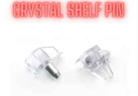 Crystal Shelf Support Pin