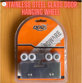 QDQ Stainless Steel 8 Wheel Hanging Wheel For Glass Doors