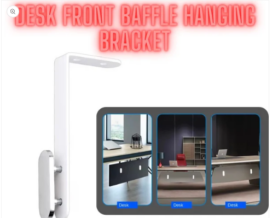 Desk Front Baffle Hanging Bracket