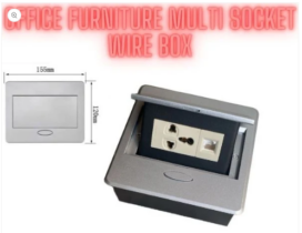 Office Furniture Multi Socket Wire Box (Small) Type#3