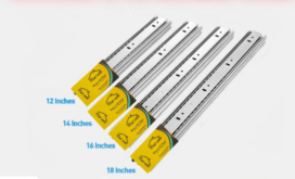 Star Bearing Drawer Slide 52~55gm/inch