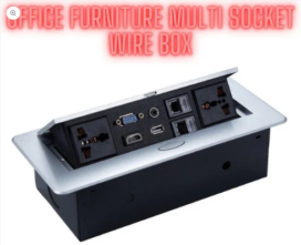 Office Furniture Multi Socket Wire Box (Large) Type#1