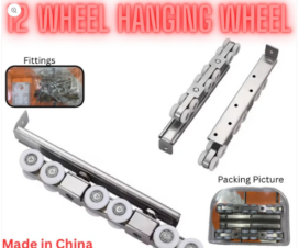 JYM (QDQ) 12 Wheel Stainless Steel Hanging Wheel