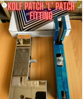 KOLF ‘L’ Patch Fitting For Glass Doors