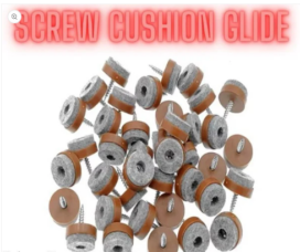 Screw Cushion Glide With Carpet Base