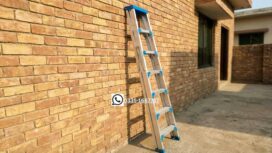 Ultra-Light 5-Step Stainless Steel Folding Ladder for Easy Home Use