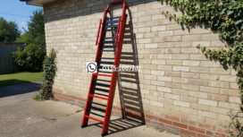 ALUMAX Heavy-Duty Aluminum Folding Ladder with Wide Rungs