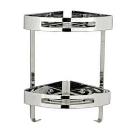 2 Layer Stainless Steel Bathroom Corner Shelf